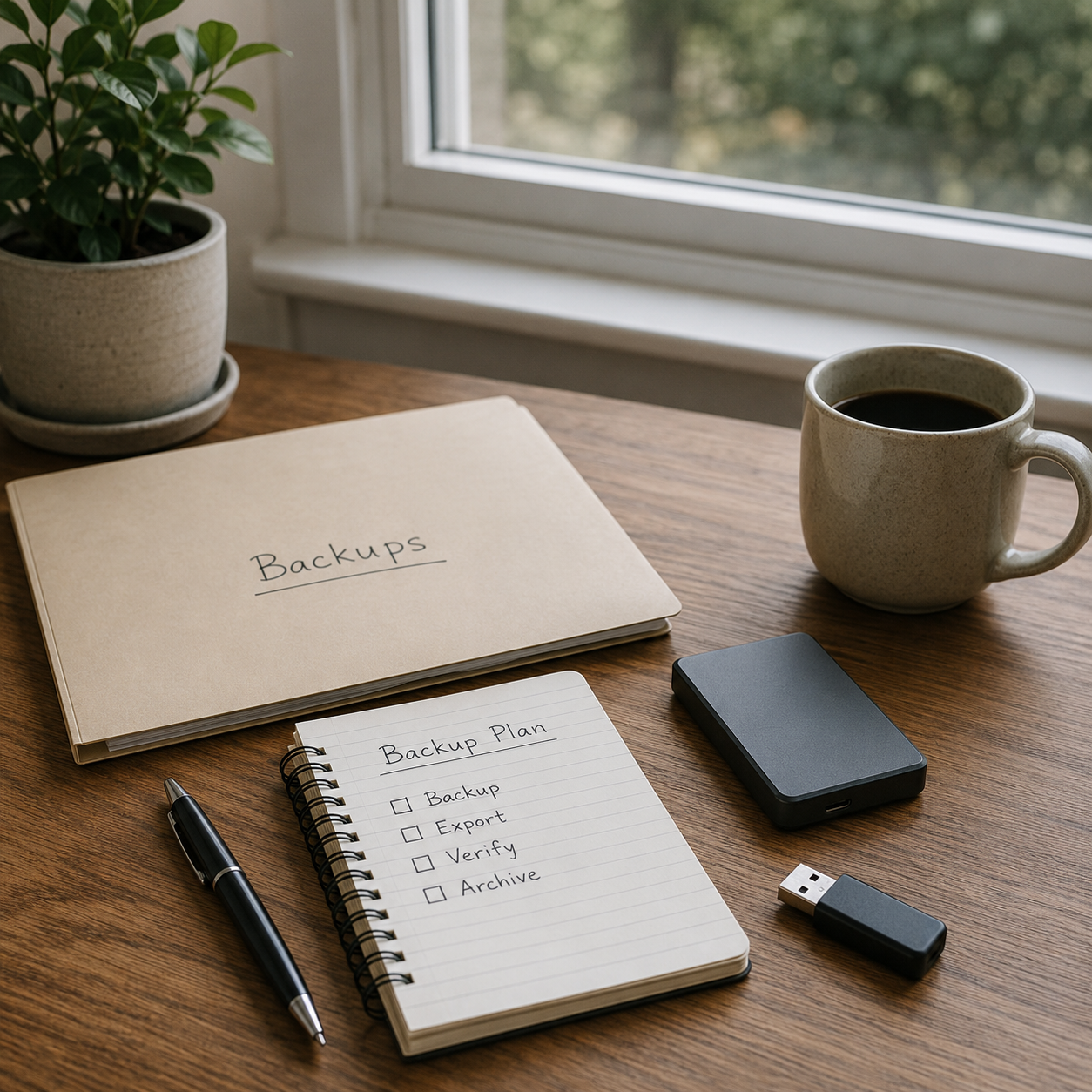 Backup plan notebook